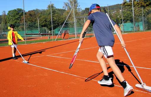 Auch das gehört zum Tennis.