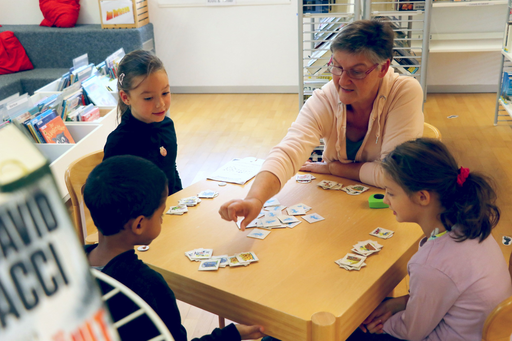 Geselliger Spiele-Morgen mit dem Bibi-Team.